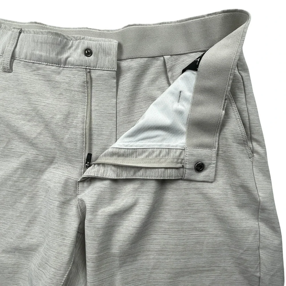 BYLT Mens Kinetic‎ Short Stretch Performance Athletic Golf Large L Gray Heather